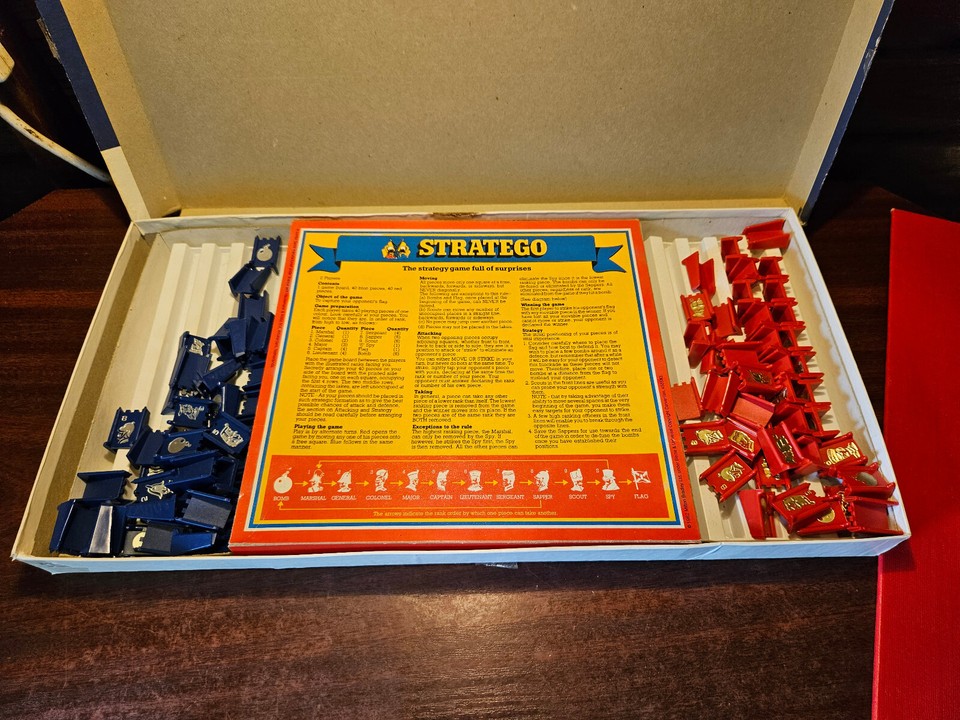 VINTAGE MB GAMES MILTON BRADLEY STRATEGO BOARD GAME c.1982 COMPLETE eBay