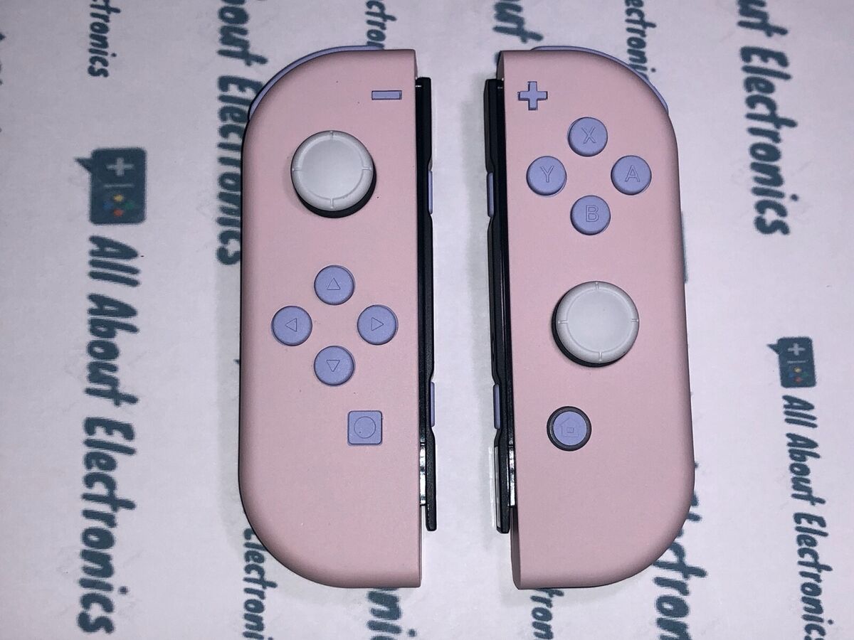 JUEGO de controladores Joy-Con personalizados Joycons rosa y púrpura para  Nintendo Switch