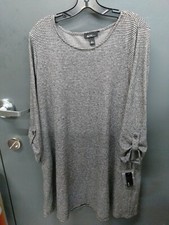 NWT Alyx Womens Soft Knitted Grey Dress Size Large