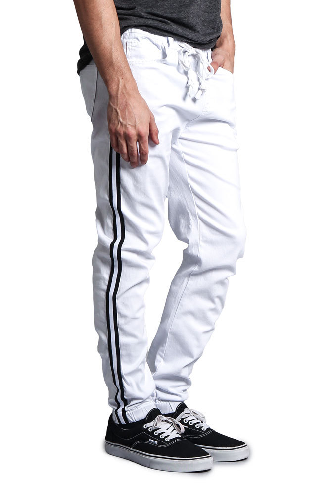 ★GLOWNY★WILLY POP PANTS (WHITE STRIPE)★正規品/直送料込 WILLY POP PANTS (WHITE STRIPE) - GLOWNY