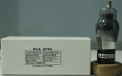 6F8G VT99 RCA NOS Radiotron Electron Tube made in U.S.A Amplitrex Tested