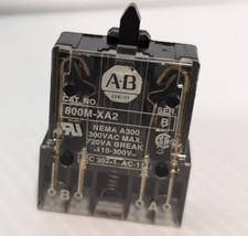 Allen Bradley 800M-XA2 Contact Block 110-300VAC, Ser. B,AB-Quality