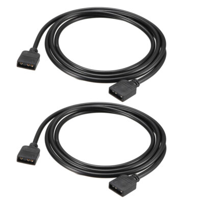 2PCS 50cm Length ARGB Splitter Cable Female to Female 3 Pin