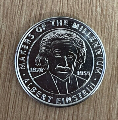 SAINSBURY'S - MAKERS OF THE MILLENNIUM COIN/TOKEN - ALBERT EINSTEIN - 2000