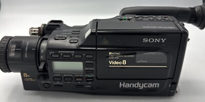 Sony CCD-F70 Camcorder Handycam Black No Battery Or Charger Video8 Hi-8 PARTS