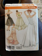 Petticoat PATTERN Corset retro 50s Lingerie Simplicity 5006 slip sz 14 16 18 20
