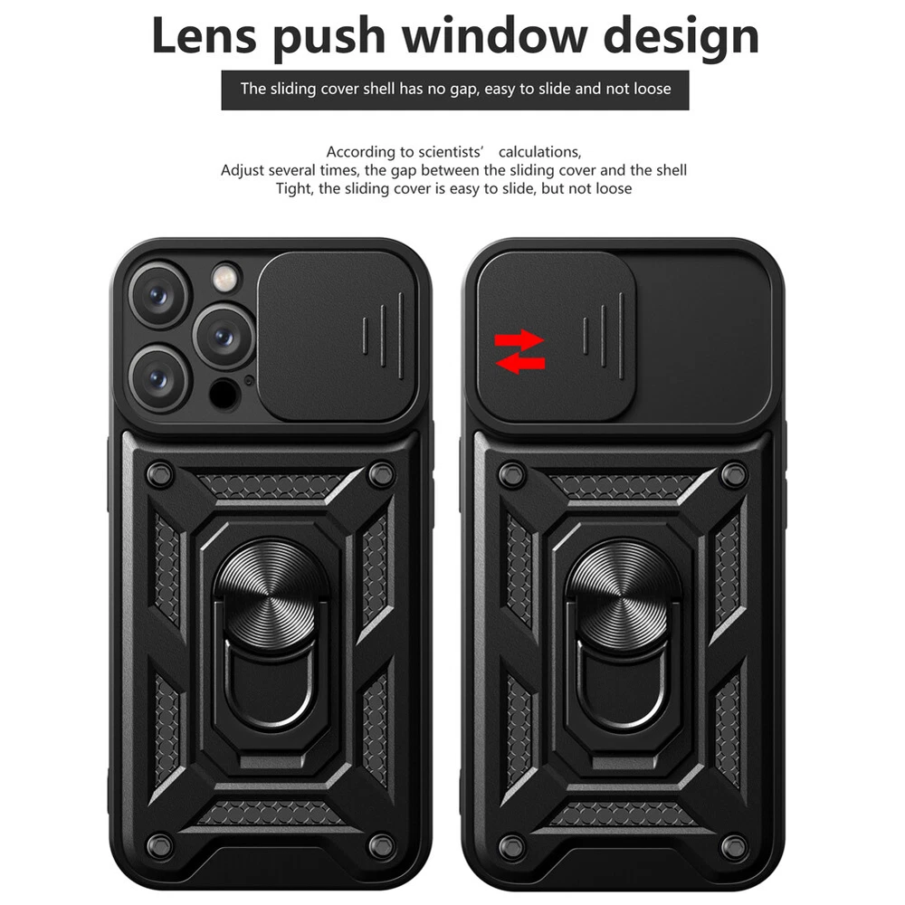 Durable Phone Case with Camera Protection for iPhone 15 14 Pro Max Plus 13 12 11 XS Max