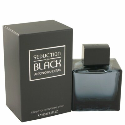 Antonio Banderas Seduction In Black Eau De Toilette Spray for Men 3.4 oz
