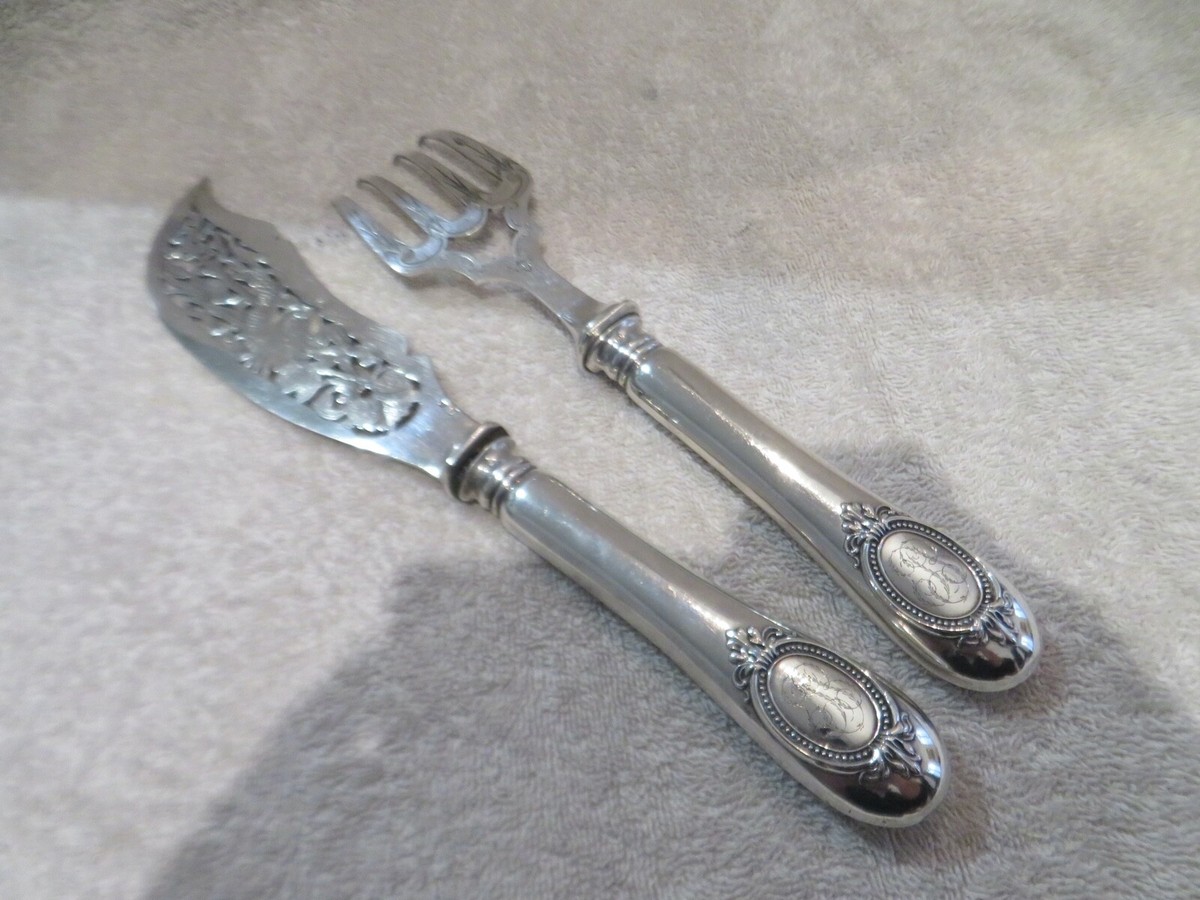 Puiforcat ／Service à poisson Puiforcat ／Service à poisson 24pc Antique French Sterling