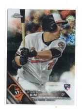 2016 Topps Chrome Mega Box #HMT8 Hyun-Soo Kim ROOKIE RC BALTIMORE ORIOLES