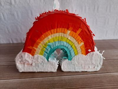 Mini Pinata - Regenbogen - Rainbow - Deko -- 0215/403
