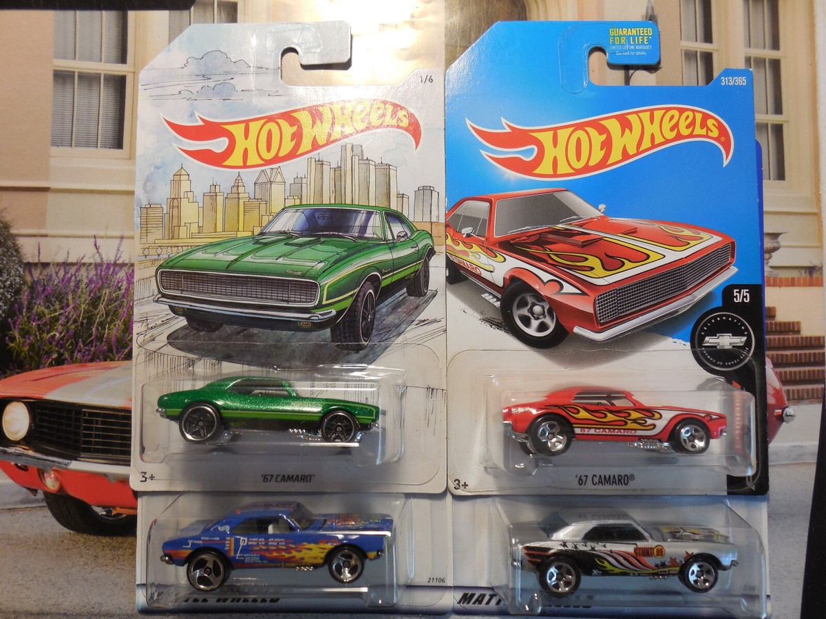 HOT WHEELS 67 CAMARO LOT 4 FIFTY ANNIVERSARY X-RAY CRUISER
