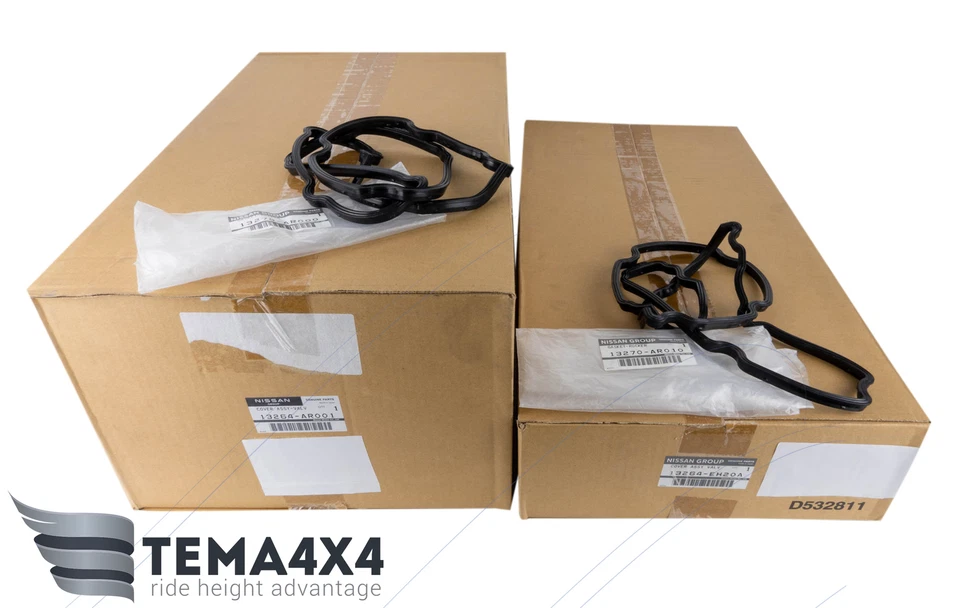 Cubiertas de válvula originales OEM LR+LH con juntas para Infiniti 13264EH20A 13264AR001 Foto 4 de 4