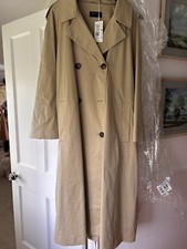 Brand New With Tags Marks And Spencer’s Size 20 Mac Long Coat 