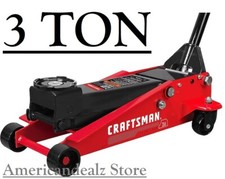 CRAFTSMAN Black 3-Ton Steel Hydraulic Floor Jack Car Truck Auto Vehicle Repair.