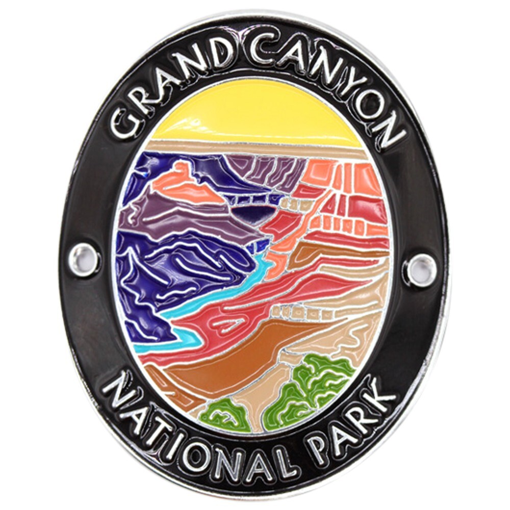 Grand Canyon Walking Stick Medallion - National Park Arizona Hiking Cane Badge
