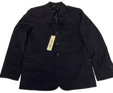 Boys Navy Blue Classic Blazer/Suit Jacket Cherokee 3 Buttons Size 10 New old Sto