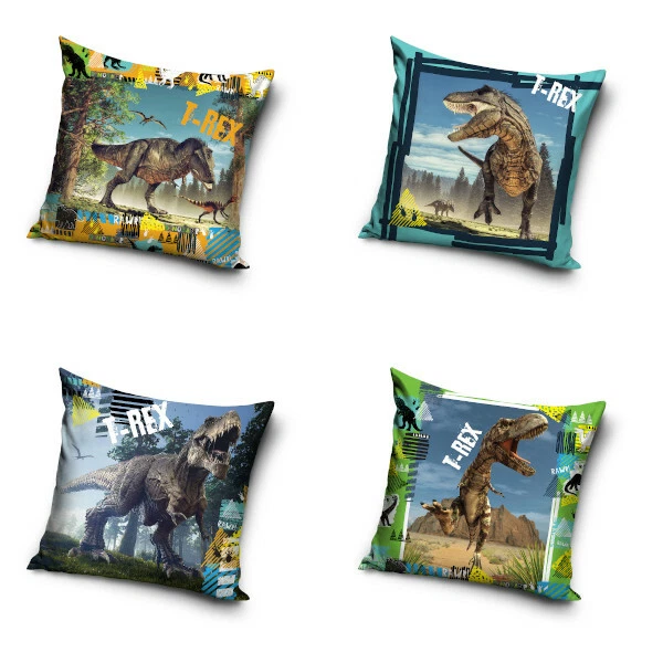 Dinosaur T-Rex Dino Dinosaurier Dekokissen 40 cm x 40 cm - Bild 1 von 1