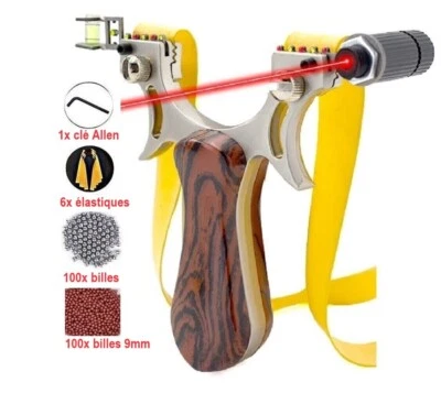 Pack Tir de Précision - Lance-pierre Ergonomique avec Guidage Lumineux - Photo 1/4