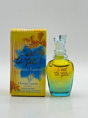 C'EST LA FETE BY CHRISTIAN LACROIX 4ML MINI EDP SPLASH (NEW WITH BOX)