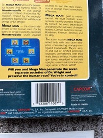 Mega Man (Nintendo 1987) NES CIB Complete Rare Dr Wright Error Box 1st Edition