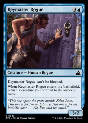 MTG Ravnica Remastered *FOIL* C Keymaster Rogue #0047