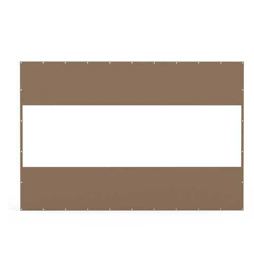 Domi 12x8FT Translucent Plastic Pravicy Curtains w/Eyelets,Elastic ropes,Brown - Picture 3 of 9