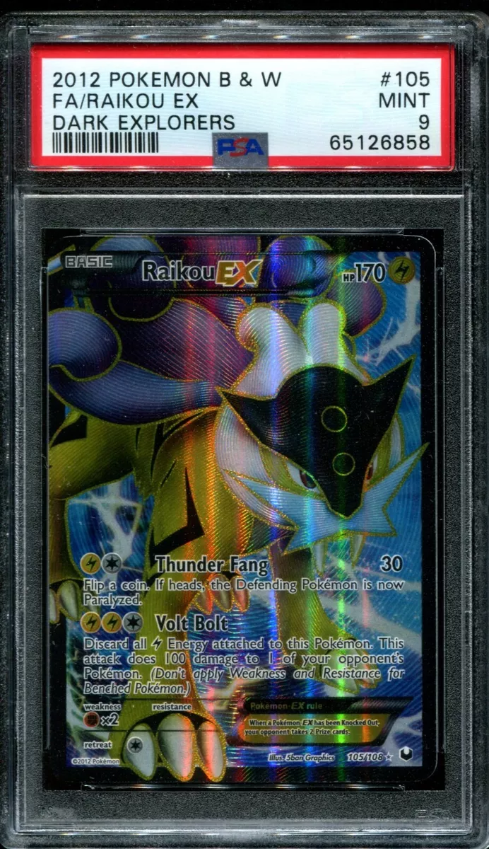 Verified Raikou-EX - Dark Explorers by Pokemon Cards