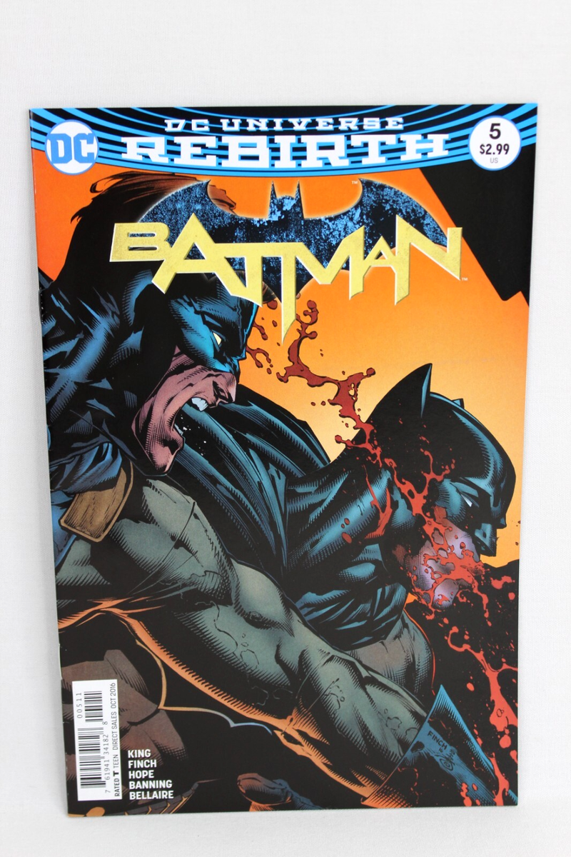 Batman #5 I Am Gotham David Finch Variant 2016 Rebirth DC Comics F