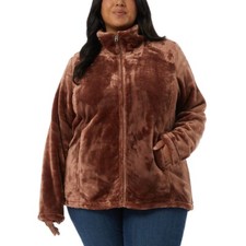 32 Degrees Ladies Luxe Plush Fleece In Tan/ambre Size Extra Large New