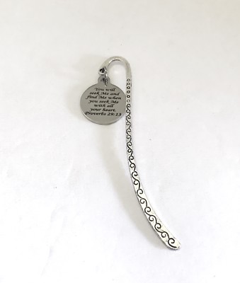 Bible Bookmark, Bible Verse Gifts, Seek Me And Find Me, Proverbs 29 13 Gift