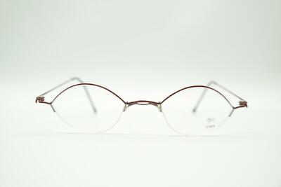 Lunettes Vintage MK Design 1003 Rouge Et Gris - Demi-monture Métal, NOS (neuf Sur Stock)