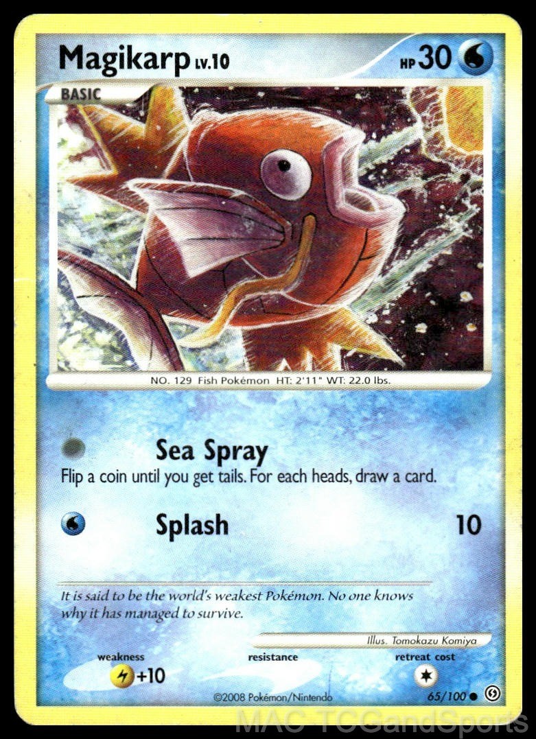 Magikarp 65/100 Stormfront Pokemon TCG HP