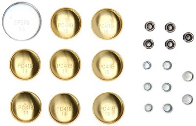 350 Chevy Freeze Plug Kit - Brass Freeze Plugs for Engine Repair