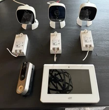 ADT Home Security System Equipment IQ Panel, Cameras & Doorbell Camera 