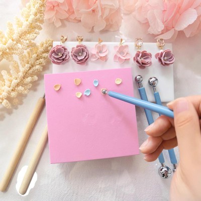 Ton Blume Modellierwerkzeuge Fondant Schaumstoff Pad für Zucker Blume Schmuckherstellung