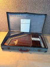 Vintage Chromaharp Harp Autoharp Instrument Sunburst 1960s Needs some Strings 