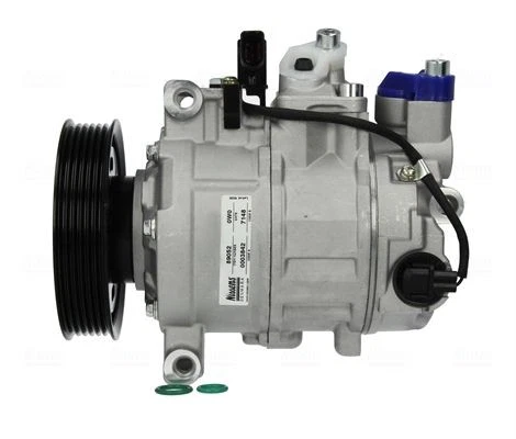 NISSENS AIR CONDITIONING COMPRESSOR 6SEU14C Fits AUDI A4 A5 A6 A8 Q5 SEAT EXEO | - Image 2 of 4