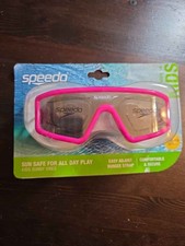 Speedo Kids Sunny Vibes Goggles Pink 3-6 Sunglass Style Bungee