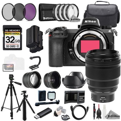 Nikon Z6 II + Z 85mm f/1.2 S Lens +32GB+Ext Bat+9 PC Filtr-MEGA Kit