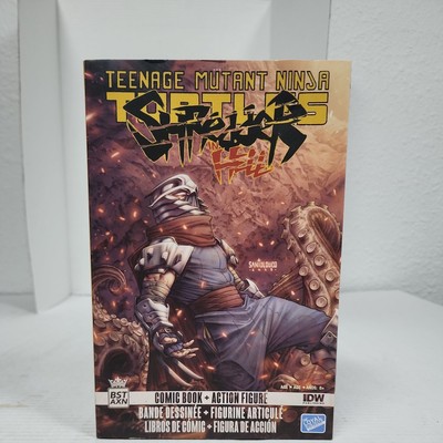 Teenage Mutant Ninja Turtles BST AXN Shredder in Hell Comic Book + Action Figure