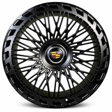 24 Flow Forged Rims 4️⃣pcs Fits Escalade Esv V Sport Ext Sport Floater Caps