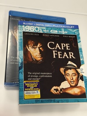  Cape Fear  (1962 ~ 2012 Blu-ray NEW) Gregory Peck, Robert Mitchum, W/ Slipcover