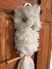 Vintage 1970s Macram  Owl Wall Hanging  Handmade Boho Art  Retro Owl D cor