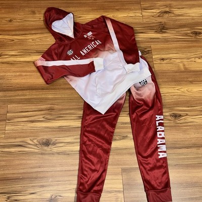 Alabama Crimson Tide Youth Tracksuit Set Hoodie Joggers SEC L