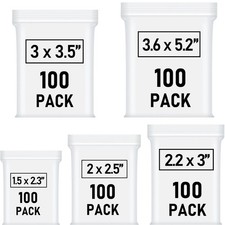 500 Pcs Small Plastic Bags, Bag, Mini Baggies, Mixed Size, Clear