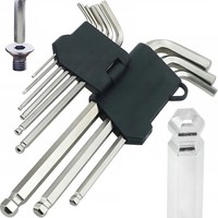 9-Tlg. InbusschlüSsel-Set 1,5–10 Mm, Kugelkopf, Crv