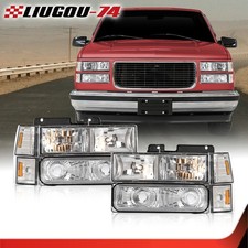 Fit For 94-98 Gmc C10 Ck Sierra Suburban Yukon Headlightsbumper Corner Lights Fit For 94-98 Gmc C10 Ck Sierra Suburban Yukon Headlightsbumper Corner Lights