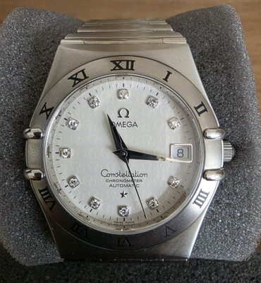 Omega Constellation 50 Years Automatic Chronometer Diamond Dial 35mm