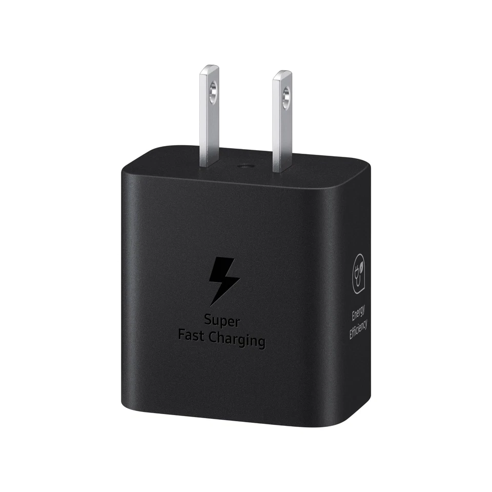 Adaptador de Corriente Samsung 25W PD con Cable USB C, Negro EP-T2510XBEGUS Foto 3 de 4